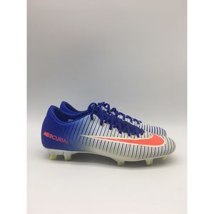 Nike Mercurial Soccer Cleats Womens 7.5 Blue Crimson Victory VII FG